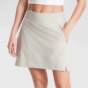 Athleta Soho Mini Skort …"Beige… Size 4…